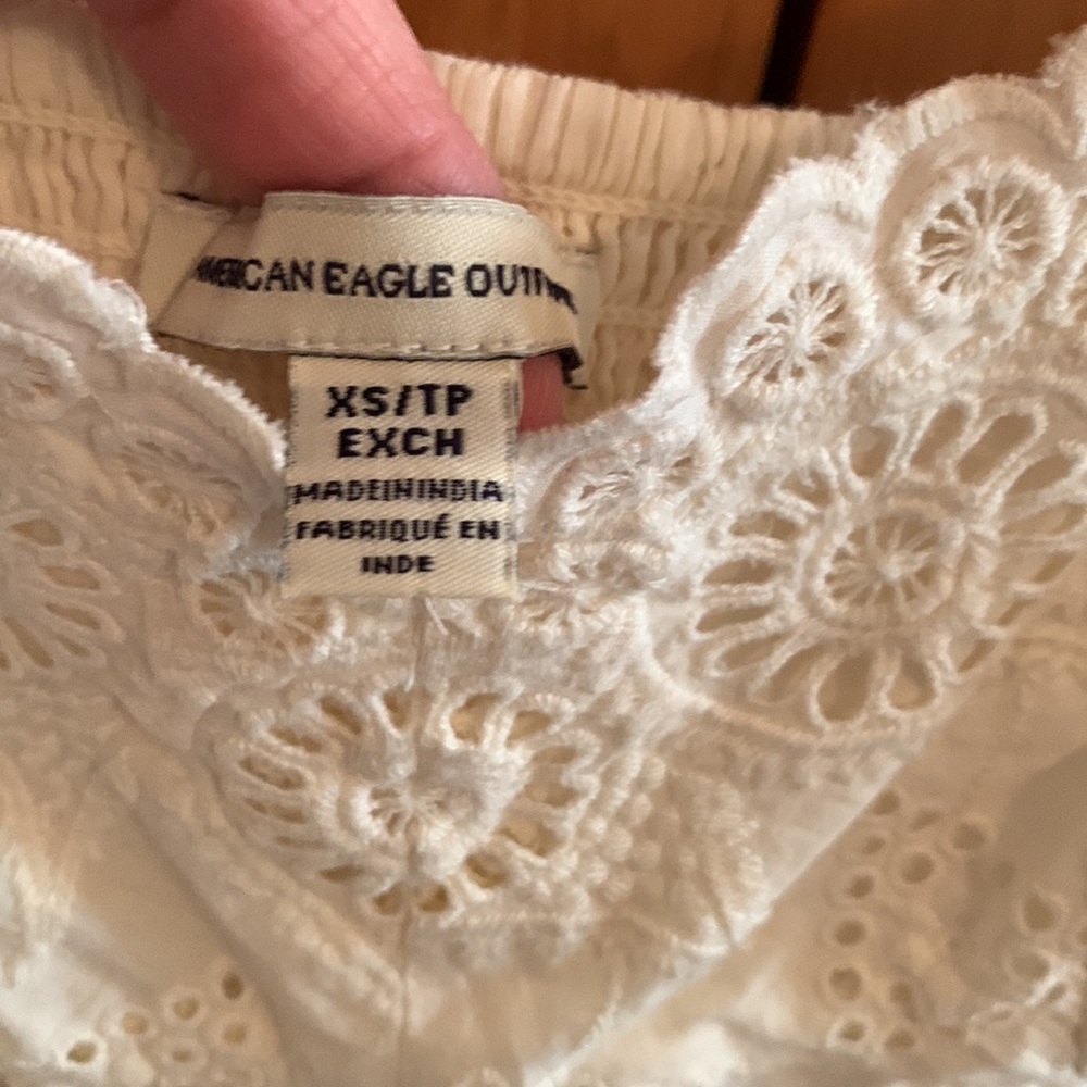 American Eagle Bralette-Style Crop Top • Size XS - Picture 3 of 8